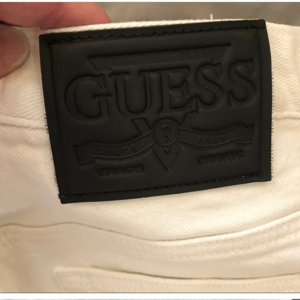 Guess High Waist Vintage White Jeans 31 x 32 White - Picture 2 of 3